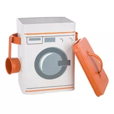 Contenedor Detergente Polvo Con Poruña 18x15,5x23 Cm