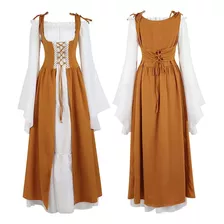 Vestido Victoriano Medieval Para Mujer Del Renacimiento