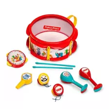 Percursão Ritmica Infantil Musical Kit Bandinha Fisher Price