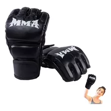 Guantes De Boxeo Con Entrenamiento De Medio Dedo Kickboxing