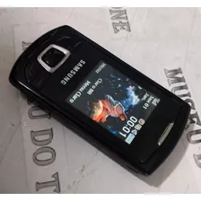 Celular Samsung E2550 Black Pequeno Antigo De Chip 
