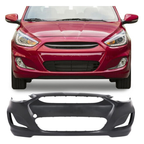 Front Bumper Cover New Fit For 2014-2017 Hyundai Accent  Oad Foto 9