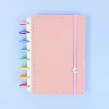 Caderno Inteligente A5 Agenda Permanente Rainbow Rose