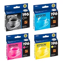 Kit 4 Cartuchos Epson 196 Original T196120 220 320 420 Cmyk