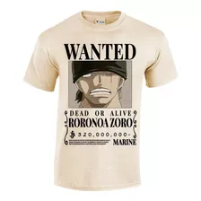 Playera Cartel Wanted Roronoa Zoro One Piece $250