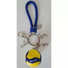 Chaveiro Bola De Voleibol Areia V200w Com Mosquetão Premium