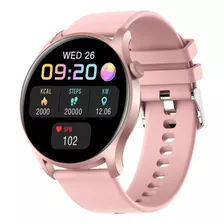 Reloj Inteligente Senbono Para Mujer Color Rosado.