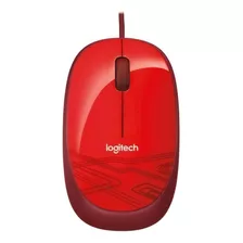 Mouse Óptico Usb M105 Vermelho Logitech