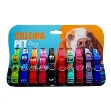 Kit 20 Coleiras Para Cães Cachorro Pet Até Médio Porte