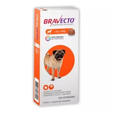 Bravecto Antipulgas E Carrapatos Cães 4,5kg A 10kg