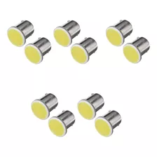 10 Focos Led Cob 1157 2 Polos Stop Reversa 24v Estrobo