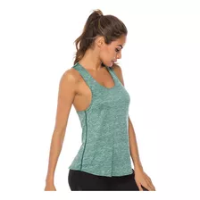 Mujer Blusa Correr Casual Elástica Cómodo Playera Deportiva