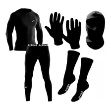 Conjunto Termico Alpina + Guantes + Pasamontaña + Medias Cuo