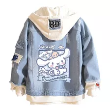 Chamarra Vaquera De Estilo Casual Anime Sanrio Cinnamoroll