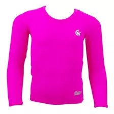 Camisa Térmica Ginga M Longa Proteção Uv Infantil 80800 Pink