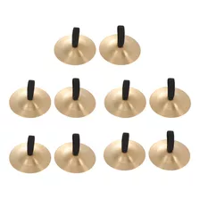 Mini Finger Cymbals Orff Copper Cymbals, Adereços, 10 Unidad