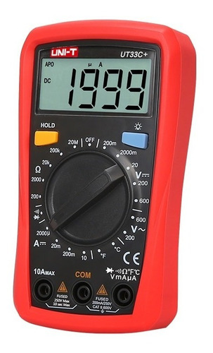 Tester Digital Con Sensor Temperatura Multitester Multimetro