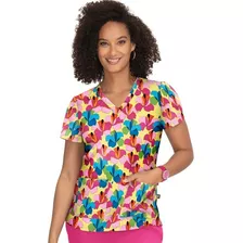 Polera Clínica Mujer Estampada F100pr-boa Koi