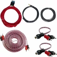 Kit De Instalação De Amplificador Automotivo Até 1200w Rms