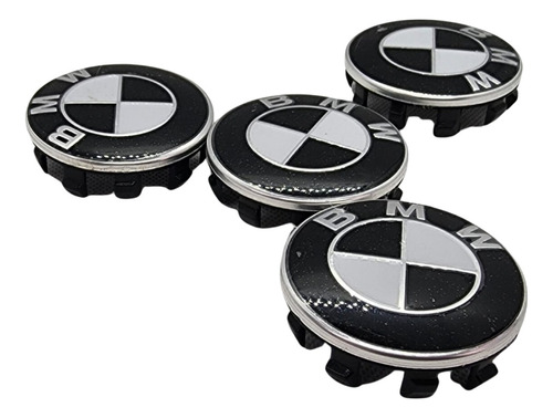 4 Centros Tapas Rin Para Bmw X 1 2 3 4 5 6 7 M Z 56 Mm Foto 4