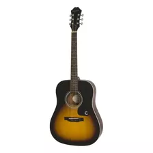 Guitarra Acústica EpiPhone Limited Edition Ft-100 Para Diestros Vintage Sunburst Brillante