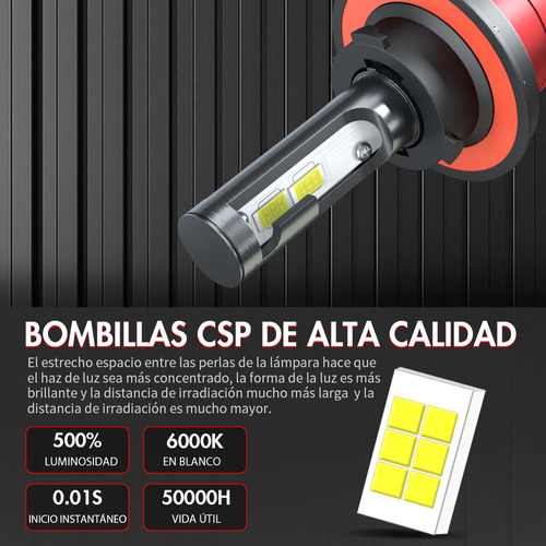 28000lm 9008 Focos Led Luz Alta Y Baja Para Serie Ford Y Foto 6