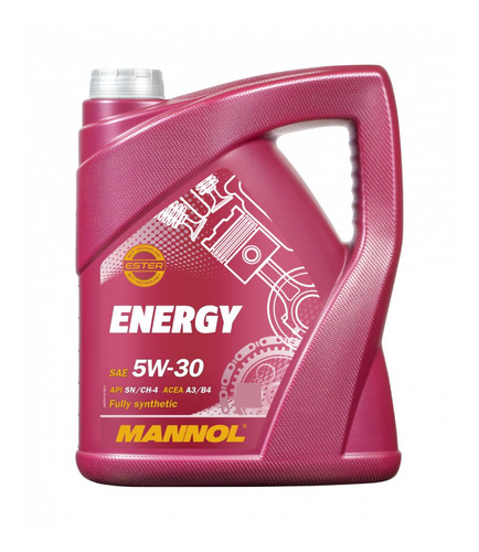 Aceite Para Motor Mannol Sintético Energy 5w-30 7511 X 5l