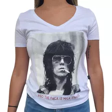 Remera De Keith Richards, Who The Fuck Is Mick Jagger?. 