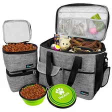 Dog Travel Bag, Airline Approved Tote Organizer With Mu...