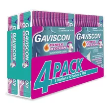 Gaviscon 4 Cajas X 12 Uni C/u - Unidad a $781