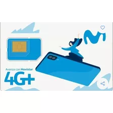 Sim Card Línea Nueva Movistar 4g+ Corporativa No Necesitatdc