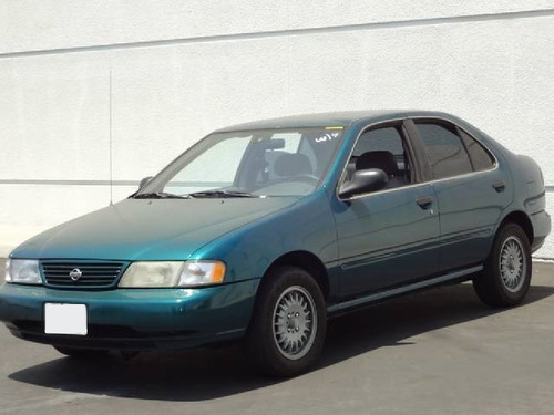 95-00 Nissan Sentra Par Viseras Parasol Con Espejo 2 Piezas Foto 4