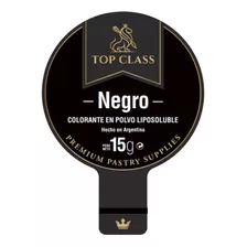 Colorante Liposoluble En Polvo Negro 15gr / 50cc Top Class 