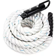 Blanco De 1,5 pulgadas Poly Dac Gimnasio Cuerda De Escalada 