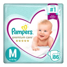 Pañales Pampers Premium Care Megapack Talla M 86 Unidades