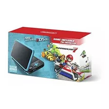 Consola Nintendo 2ds Xl Color Negro-turquesa Con Mario Kart