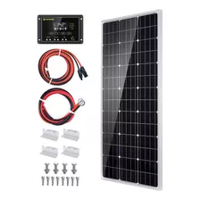Topsolar Kit De Panel Solar Monocristalino De 100 W, 12 Volt