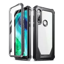 Funda Para Moto G Fast - Transparente/negra