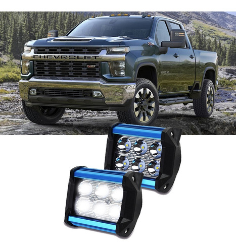 Par Faro 6 Hiper Led 4x2 Aux. Dually C/est Carcasa De Color  Foto 7