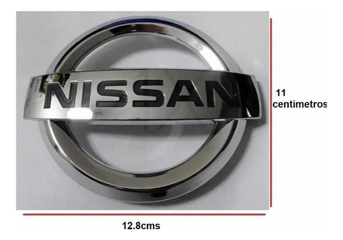 1 Emblema Insignia Nissan 128x108mm Con Adhesivo 3m Foto 2