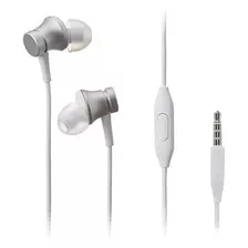 Fone De Ouvido Com Fio Xiaomi Mi Headphones Basic In-ear Cor Prateado