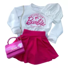 Conjunto Infantil Mini Diva Blogueirinha Barbie Menina Luxo