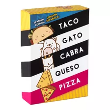 Juego De Cartas Fiesta Taco Gato Cabra Queso Pizza