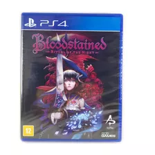 Bloodstained Ritual Of The Night Ps4 M.física Novo Lacrado