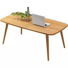 Mesa Ratona 1,20m Madera Mesita Moderna Living Baja