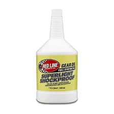 Red 58504 Superlight Shockproof Gear Oil, 75w90 - 1 Quart Bo