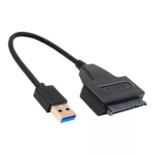 Cabo Adaptador Conversor Ssd/hd Sata 2.5 3.5 Para Usb 3.0 Cor Preto