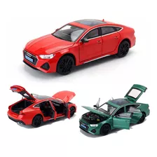 Audi Rs7 Sportback Miniatura Metal Car Con Luz Y Sonido 1/24