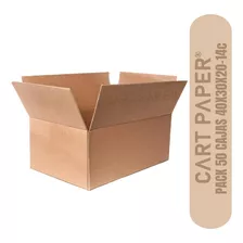 Cajas De Cartón 40x30x20 / Pack 25 Cajas / Cart Paper