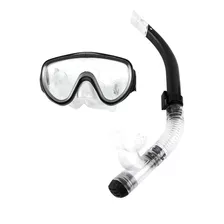 Conjunto Profissional Adulto Snorkeling Máscara De Mergulho